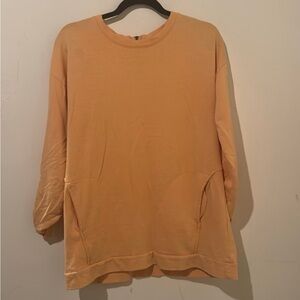 Soft Surroundings Women's Orange Blouse sweater size small